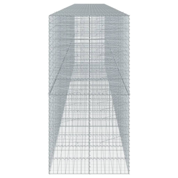 Cesto gabião com cobertura 900x100x200 cm ferro galvanizado M 4