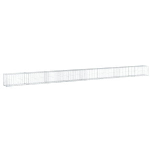 Cesta de gaviones con cubierta hierro galvanizado 800x50x50 cm H