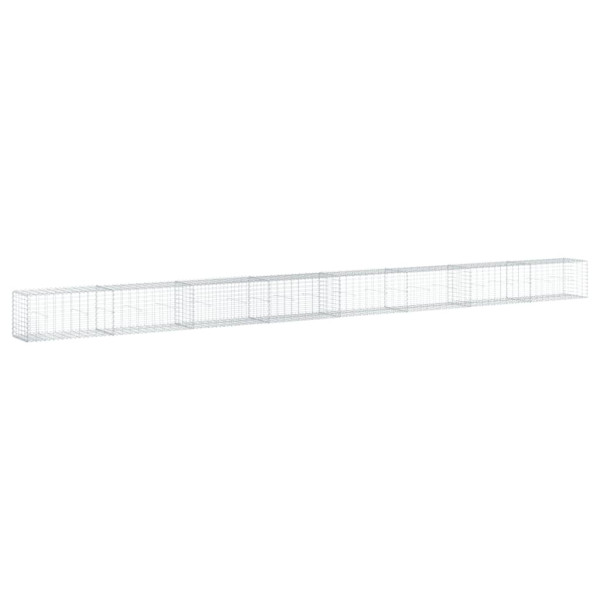 Cesta de gaviones con cubierta hierro galvanizado 800x50x50 cm M 2