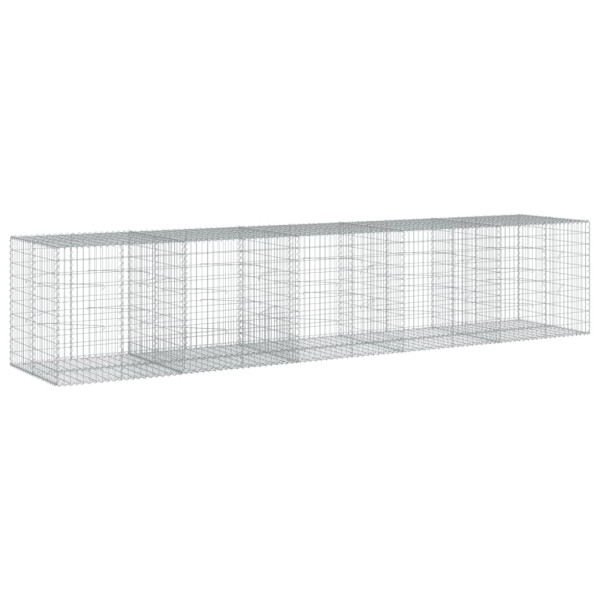 Cesta de gaviones con cubierta hierro galvanizado 500x100x100cm M 2