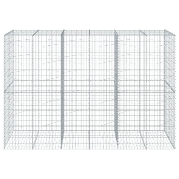 Cesta de gaviones con cubierta hierro galvanizado 300x100x200cm M 3