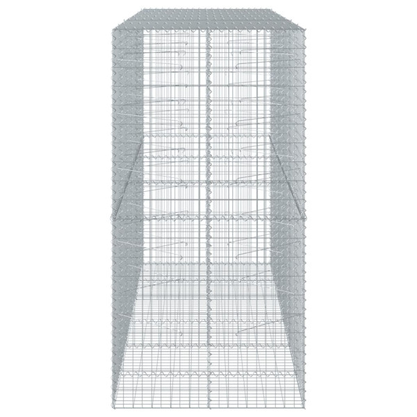 Cesta de gaviones con cubierta hierro galvanizado 300x100x200cm M 4