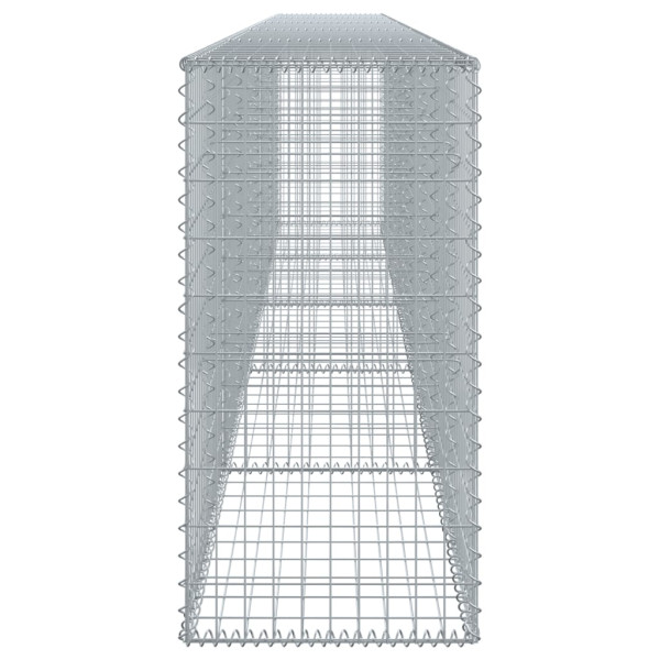 Cesto gabião com cobertura 500x50x100 cm ferro galvanizado M 4