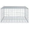 Cesta de gaviones con cubierta hierro galvanizado 100x100x50 cm 4