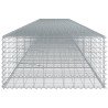 Cesta de gaviones con cubierta hierro galvanizado 700x100x50 cm 4