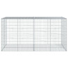 Cesta de gaviones con cubierta hierro galvanizado 200x100x100cm 3