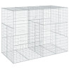Cesto gabião com cobertura 200x100x150 cm ferro galvanizado 2