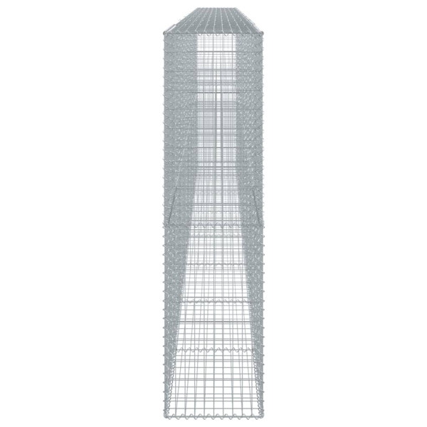 Cesto gabião com cobertura 800x50x200 cm ferro galvanizado M 4