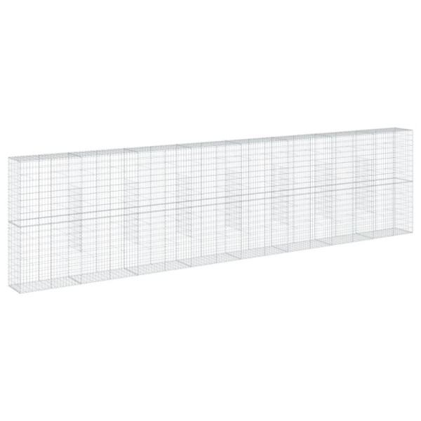 Cesta de gaviones con cubierta hierro galvanizado 800x50x200 cm M 5