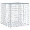 Cesta gaviones con cubierta hierro galvanizado 100x100x100 cm 5