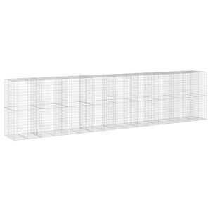Cesta de gaviones con cubierta hierro galvanizado 850x100x200cm H