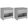Mesitas noche 2 uds madera contrachapada gris Sonoma 40x30x39cm 1