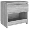 Mesitas noche 2 uds madera contrachapada gris Sonoma 40x30x39cm 4