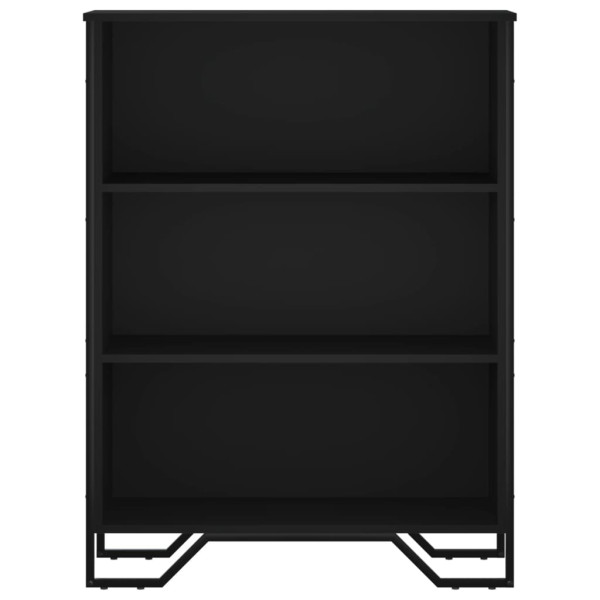 Estante 80x31x106 cm derivados de madeira preto M 4