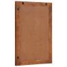 Espejo de baño madera maciza de acacia y vidrio 50x70 cm 3