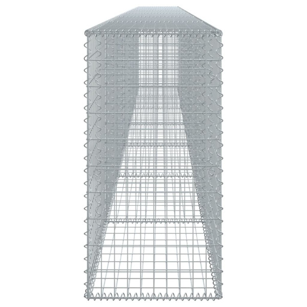Cesta de gaviones con cubierta hierro galvanizado 700x50x100 cm M 4
