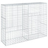 VidaXL Cesto gabião com cobertura 200x50x150 cm ferro galvanizado 2