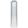 Cesto gabião com cobertura 400x50x200 cm ferro galvanizado 4