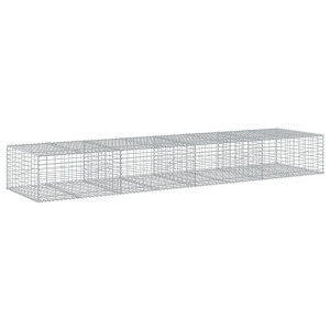 Cesta de gaviones con cubierta hierro galvanizado 400x100x50 cm H