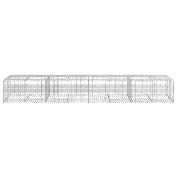 Cesto gabião com cobertura 400x100x50 cm ferro galvanizado M 3