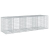 Cesto gabião com cobertura 350x100x100 cm ferro galvanizado 5