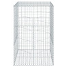 Cesta gaviones con cubierta hierro galvanizado 100x100x150 cm 4