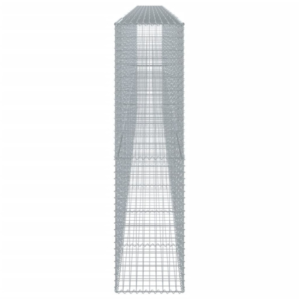 Cesta de gaviones con cubierta hierro galvanizado 900x50x200 cm M 4