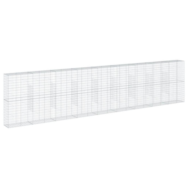 Cesto gabião com cobertura 900x50x200 cm ferro galvanizado M 5