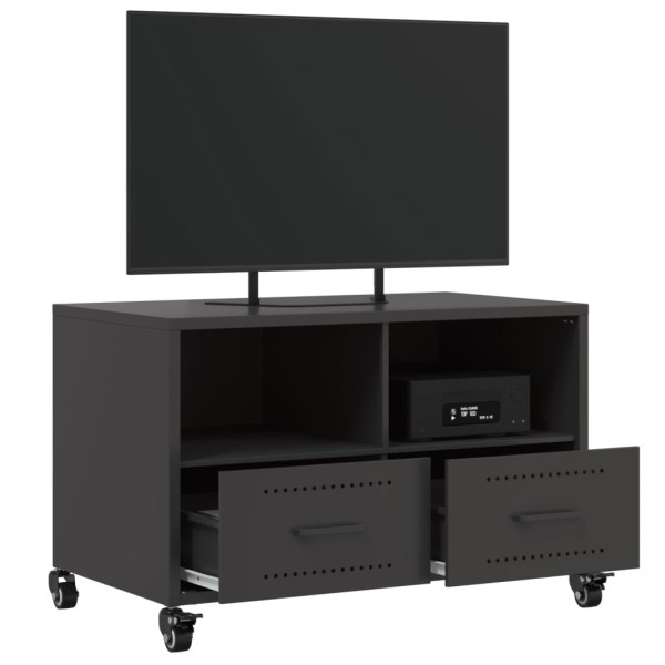 Mueble para TV acero laminado en frío negro 68x39x43.5 cm M 5