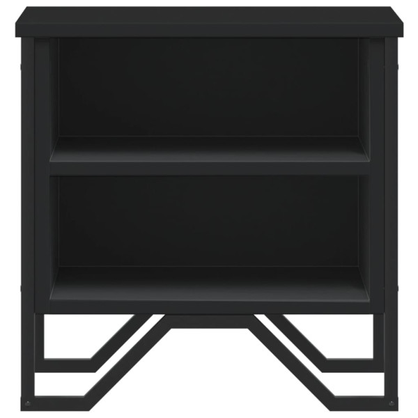 Mesitas de noche 2 uds madera de ingeniería negra 40x30x40 cm M 5