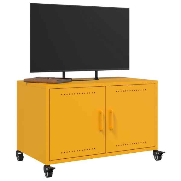 Móvel de TV 68x39x43.5 cm aço amarelo mostarda M 5