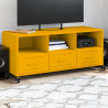 Móvel de TV 100.5x39x43.5 cm aço amarelo mostarda 1