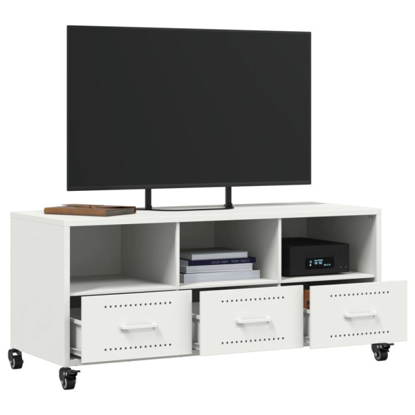 Móvel de TV 100.5x39x43.5 cm aço branco M 5