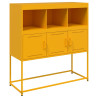 Aparador 100.5x39x107 cm aço amarelo mostarda 2