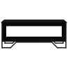 Mesa de centro madera de ingeniería negro 100x51x40 cm 5
