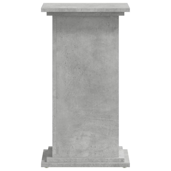 Soportes de plantas madera ingeniería gris hormigón 33x33x60 cm M 4