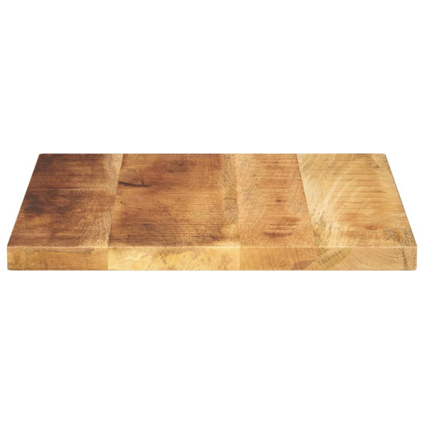 Tablero de mesa cuadrado madera de mango rugosa 40x40x3.8 cm M 4