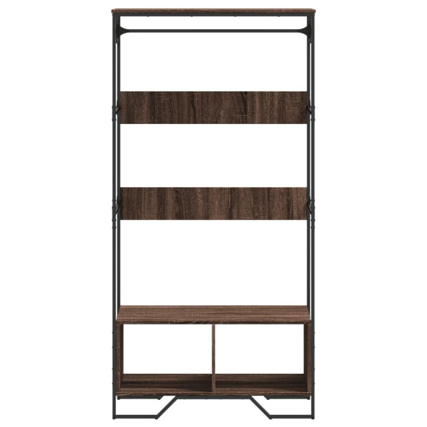 Roupeiro 90x50x180 cm derivados de madeira carvalho castanho M 4