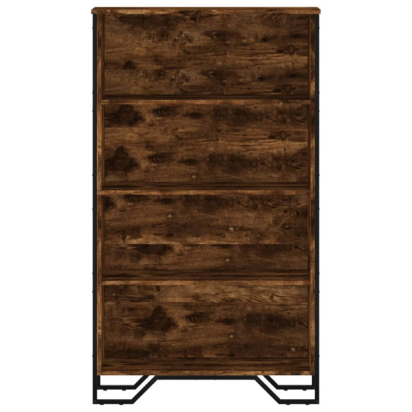 Estante 80x31x137.5 cm derivados de madeira carvalho fumado M 4