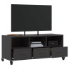 Móvel de TV 100.5x39x43.5 cm aço preto 5