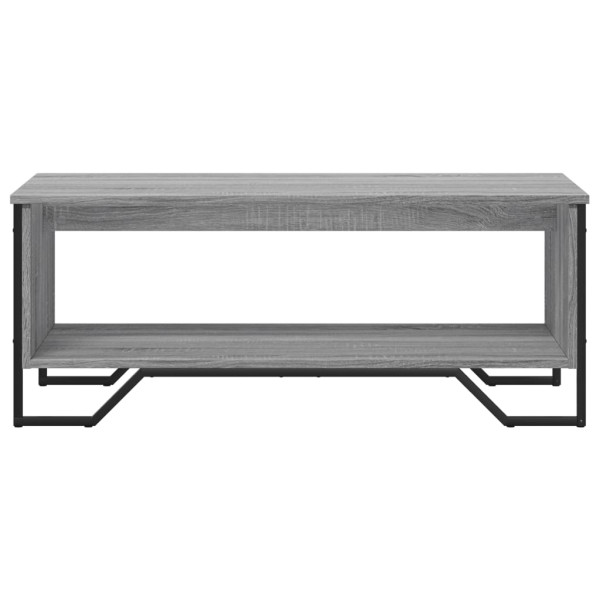 Mesa de centro madera de ingeniería gris Sonoma 100x51x40 cm M 5