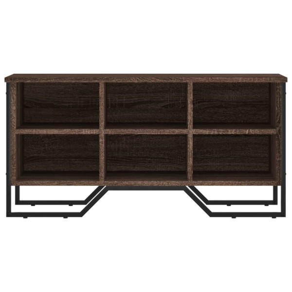 Sapateira 90x38x45.5 cm derivados de madeira carvalho castanho M 4