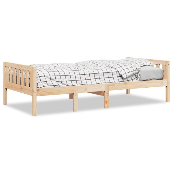 Cama para niños sin colchón madera maciza de pino 90x200 cm M 2