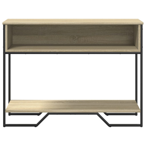 Mesa consola 100x35x74.5cm derivados de madeira carvalho sonoma M 4