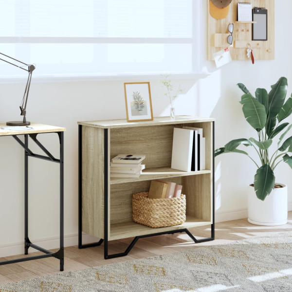 Estantería madera de ingeniería roble Sonoma 80x31x74.5 cm M 3