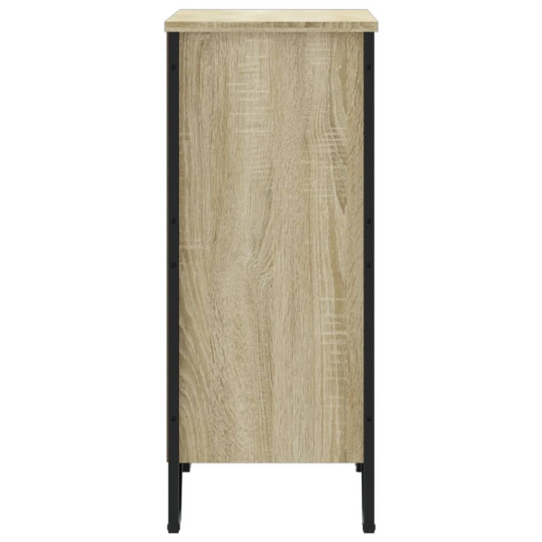 Estantería madera de ingeniería roble Sonoma 80x31x74.5 cm M 5
