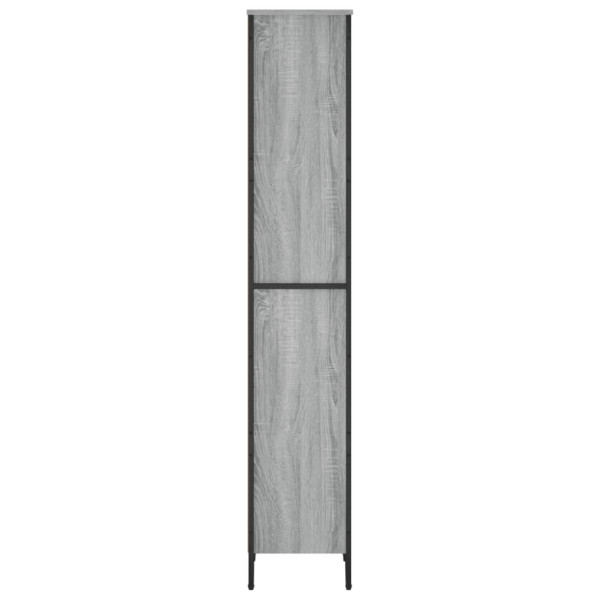 Estantería de madera de ingeniería gris Sonoma 50x31x169 cm M 5