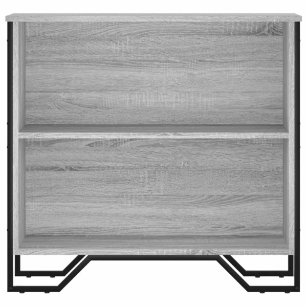 Estante 80x31x74.5 cm derivados de madeira cinzento sonoma M 4