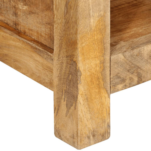 Mesa de centro de madera maciza mango 80x55x30 cm M 5