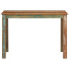 Mesa de jantar 110x55x76 cm madeira recuperada maciça 2